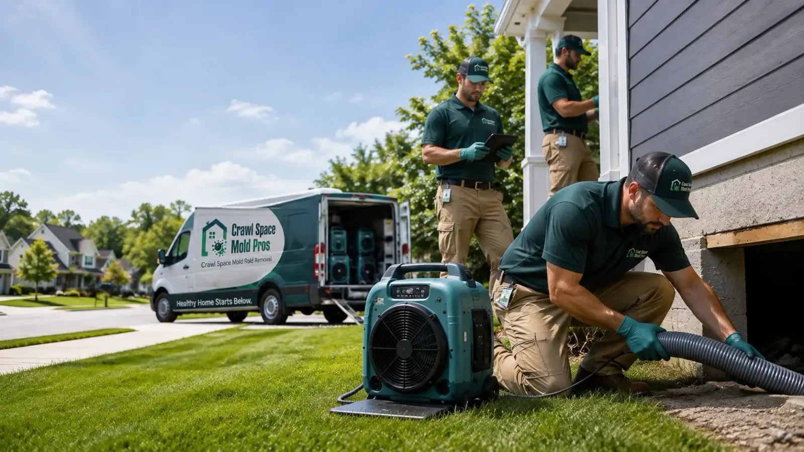 Crawl Space Mold Removal in Goldsboro, MD